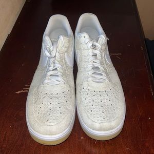 Used Nike fly knit Air Force 1s